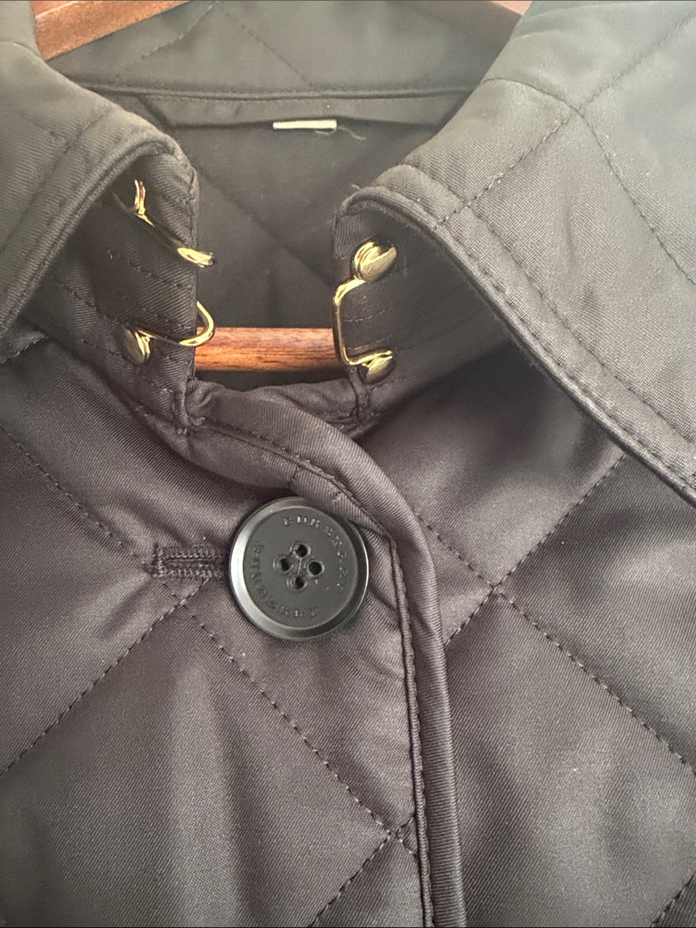 Burbey Quilted Women’s Jacket with Signature Check - Picture 3 of 10